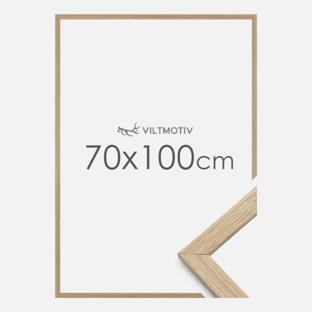 Luonnontamminen puukehys - 70x100 cm