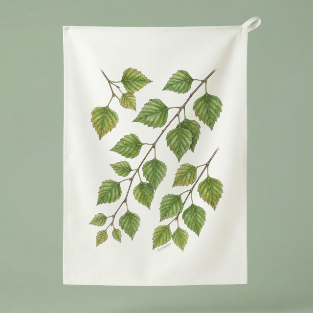 Björklöv - Keittiöpyyhe 50x70 cm