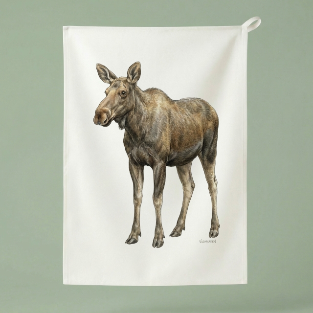 Hirvenlehmä - keittiöpyyhe 50x70 cm