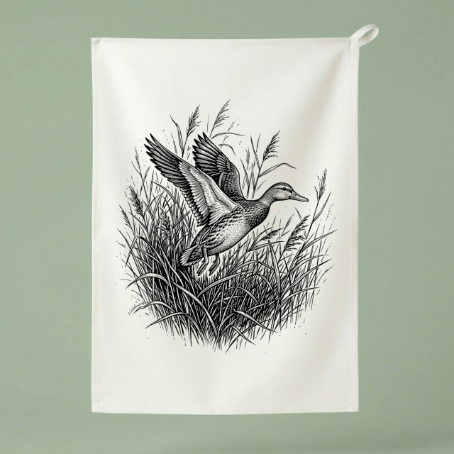 Sinisorsanaaras - Keittiöpyyhe 50x70 cm