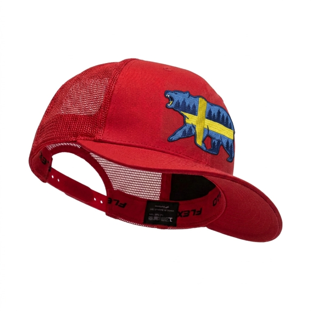 Ruotsi karhu Flexfit 110 Red