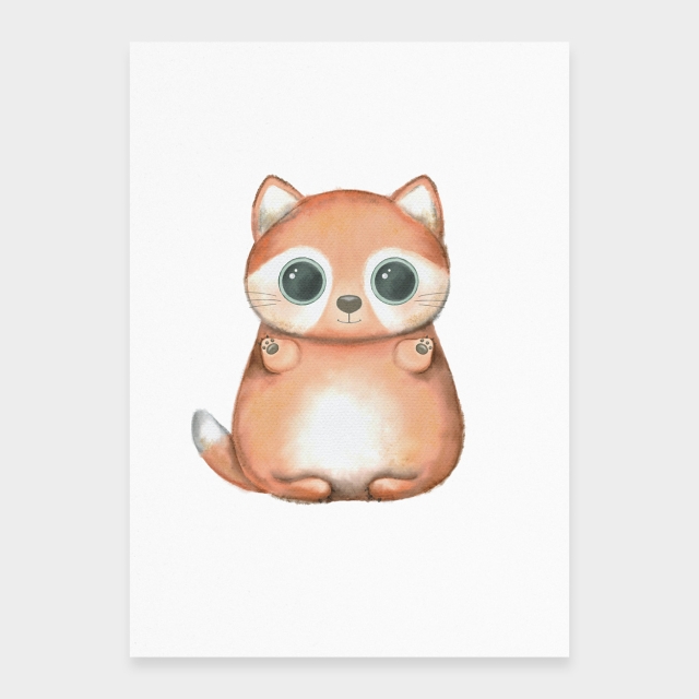 Punaketun kawaii-tyyli