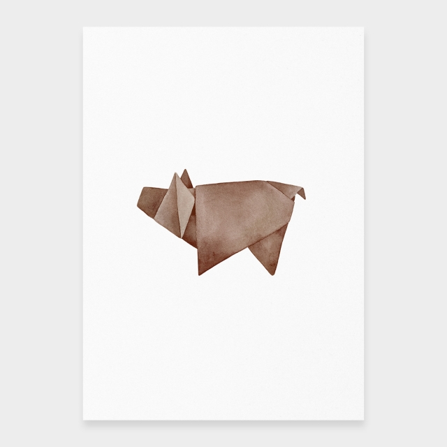 Villisian origamityyli